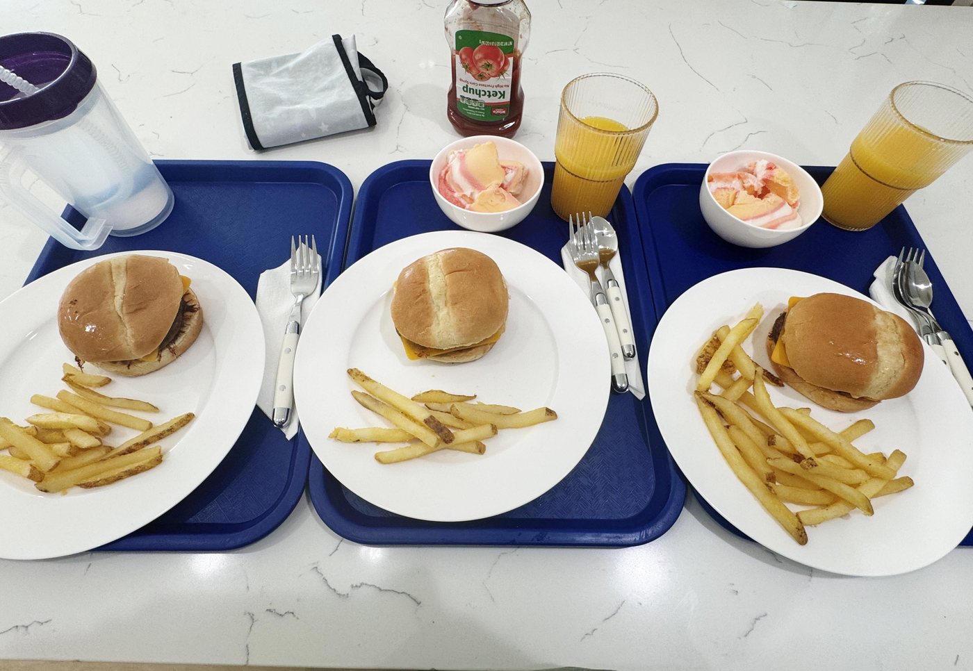 Burgers and Fries
