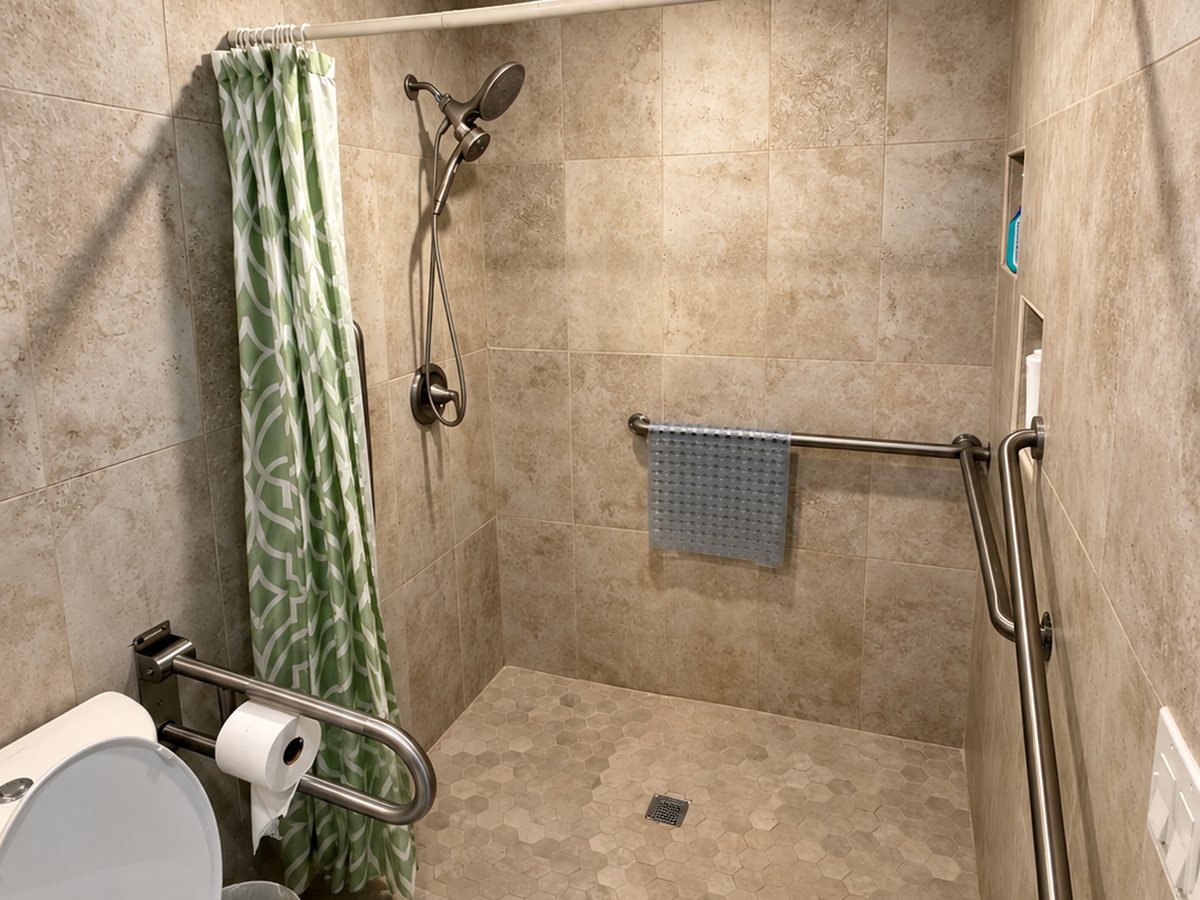 Roll-in Shower